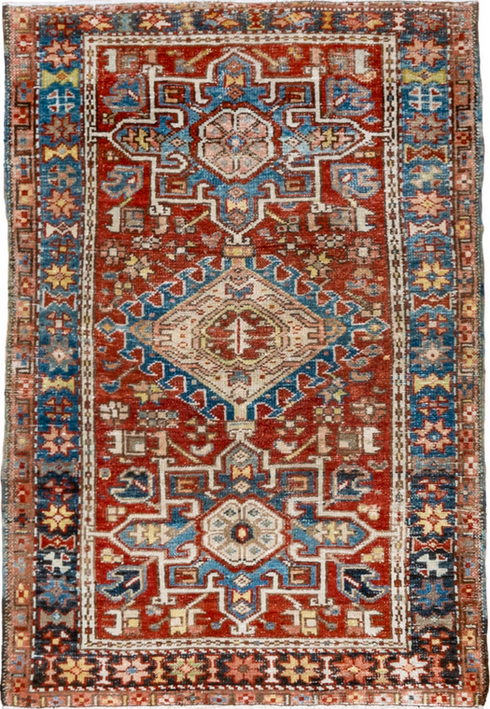 Antique Karaje Area Rug (3' x 4')
